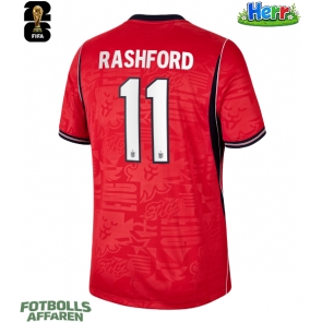 England Marcus Rashford #11 Bortatröja VM 2026 Kortärmad